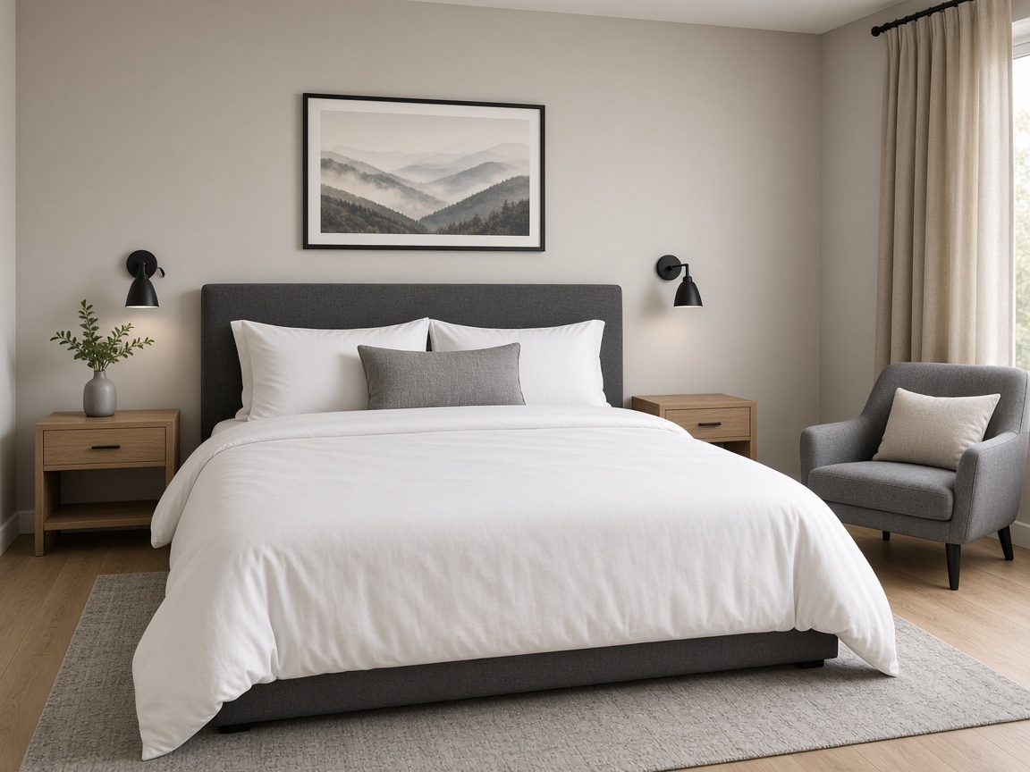 Habitación ordenada y lista para huéspedes